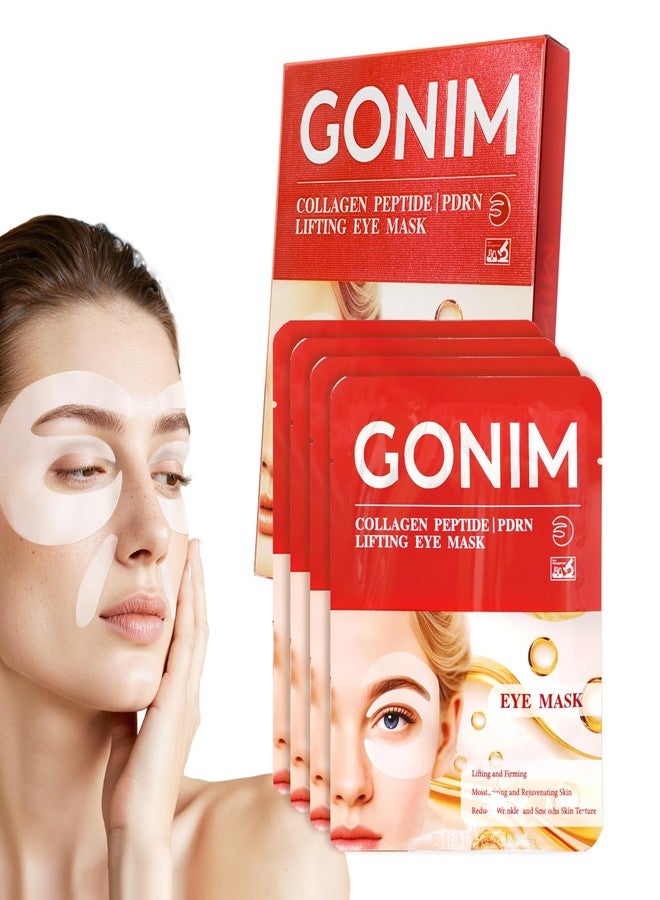 GONIM Under Eye Patches with Salmon DNA, Collagen Peptide, Caffeine & Retinol, Eye Patches for Puffy Eyes and Dark Circles with PDRN, Eye Masks for Dark Circles and Puffiness, Gifts for Women, 4pairs - Image 1